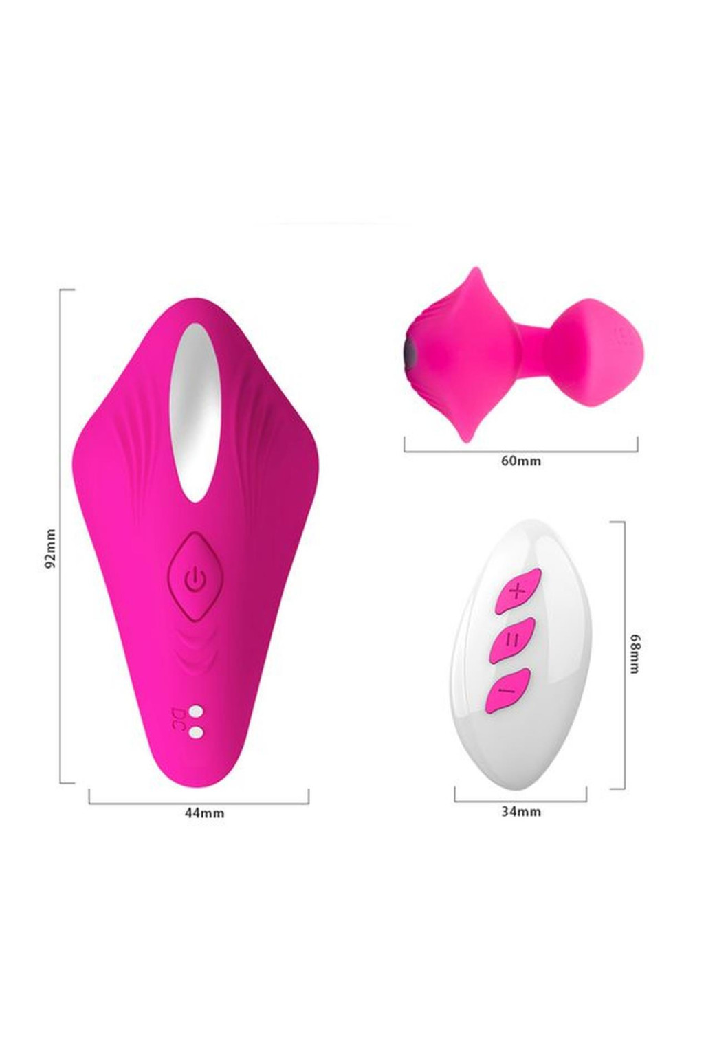 A-Toys Vibrátor Kettős stimuláció Rózsaszín 9,6 cm szilikon - Image 9