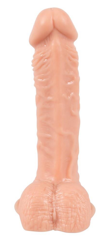 Dildó Rugalmas, tapadókorongos 20 cm bőrszínű - Image 7