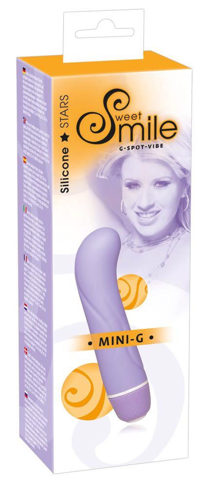 Sweet Smile Vibrátor G-pont stimuláló 12,4 cm szilikon