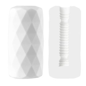 DIAMAL soft – bordázott prémium maszturbátor 14 cm