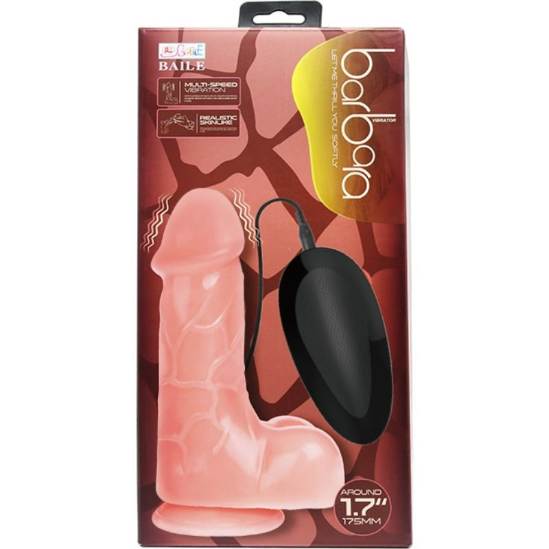 BAILE - természetes Barbara realisztikus vibrátor 22 cm - Image 7