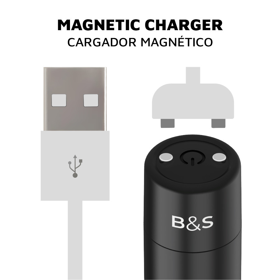 BLACK&SILVER – vibráló mágneses bullet stimuláló - Image 4