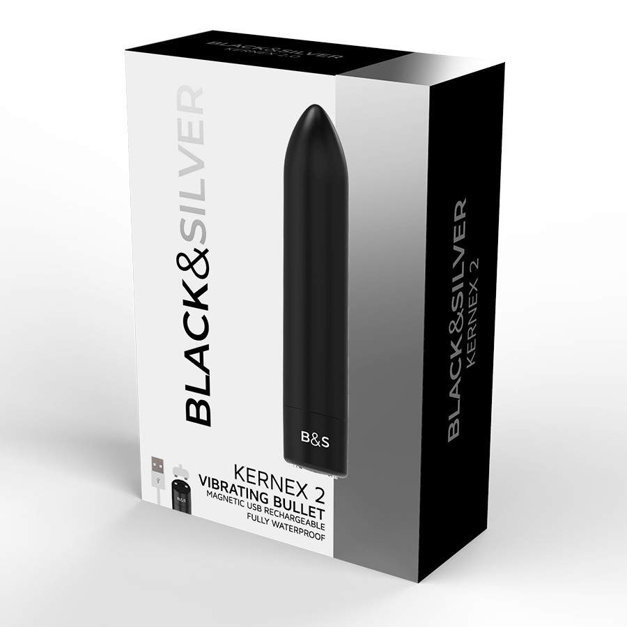 BLACK&SILVER – vibráló mágneses bullet stimuláló - Image 5