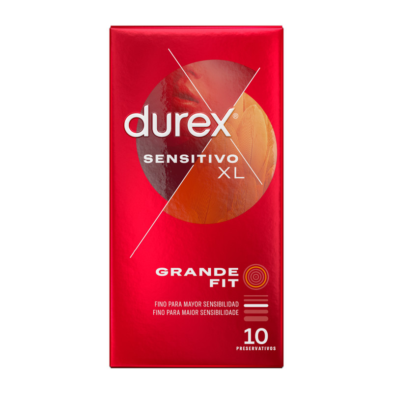 Durex Sensitive XL – extra érzékeny óvszer, 10 darabos - Image 2