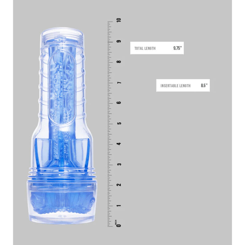 Fleshlight Maszturbátor Szívó hatású, Többszörös textúra Kék - Image 3