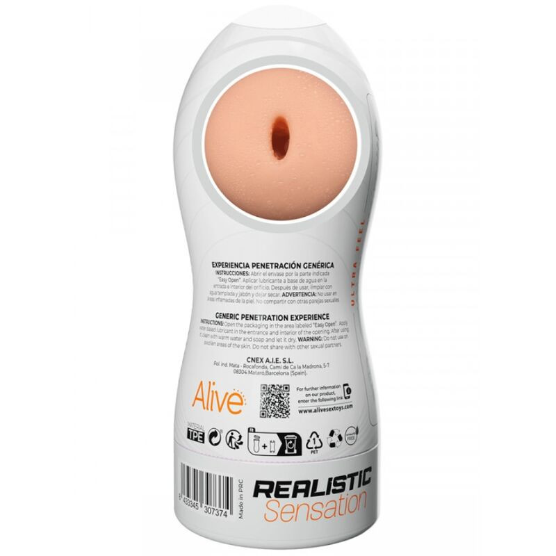 ALIVE MAXI FLEX – prémium férfi maszturbátor L méretben - Image 4