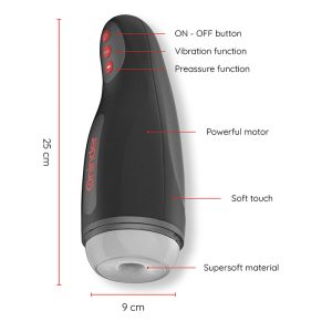 ONINDER - újratölthető férfi maszturbátor 10 sebességgel