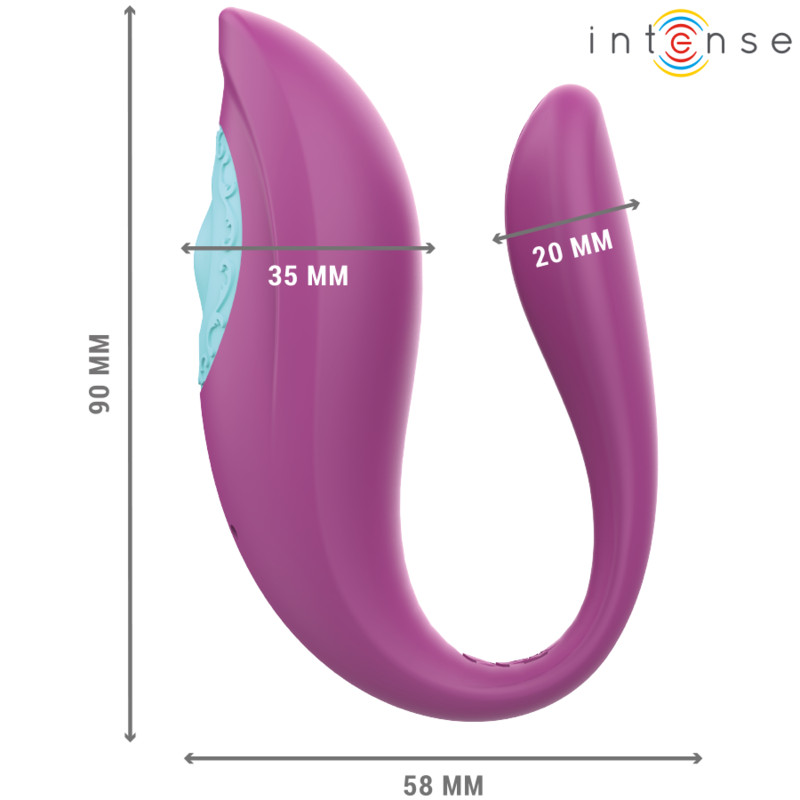 INTENSE - Annie U-alakú vibrátor és izgató távirányítóval - Image 3