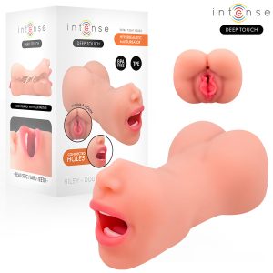 INTENSE DEEP TOUCH – Riley dupla száj- és hüvely maszturbátor