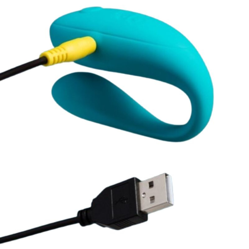 Romp Péniszgyűrű Vibrációs, Több mód, USB-töltős Türkiz - Image 4