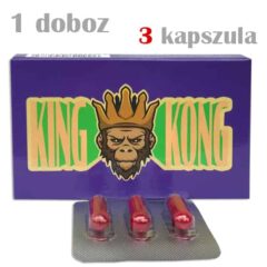 king kong potencianövelő 1 doboz 3 kapszula