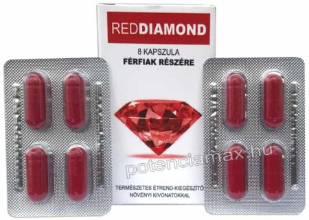 red diamond potencianövelő 8 kapszula