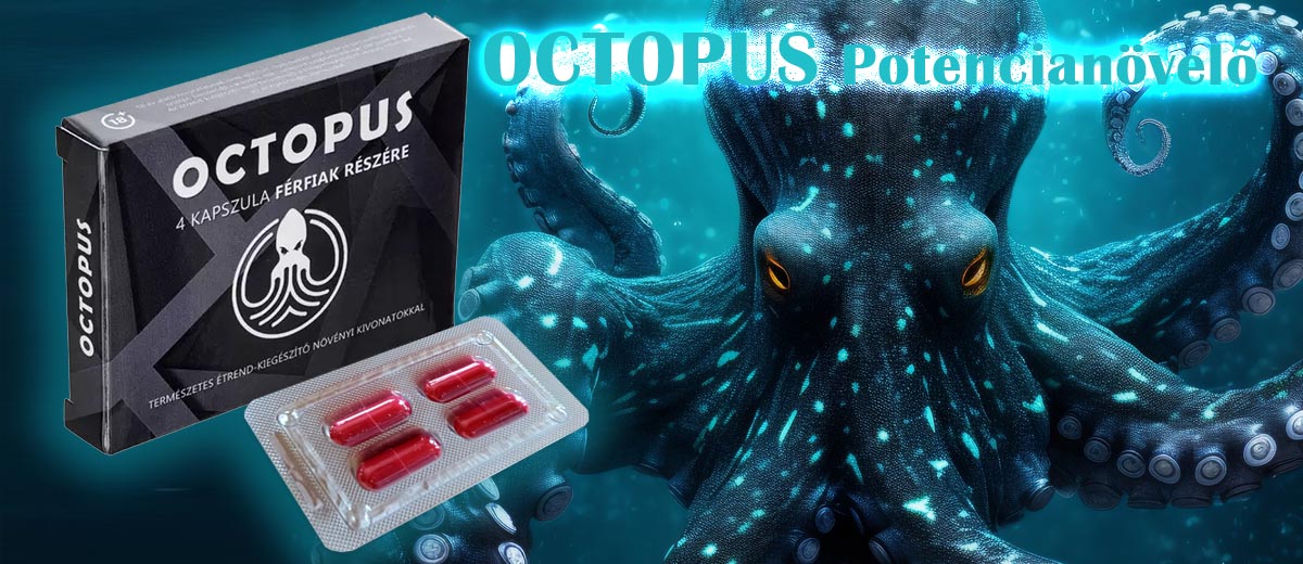 Octopus potencianövelő 4 kapszula