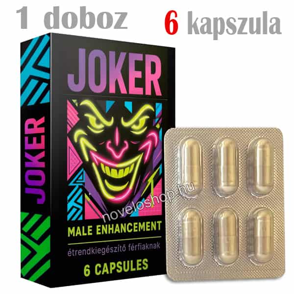 Joker potencianövelő 6 kapszula férfiaknak